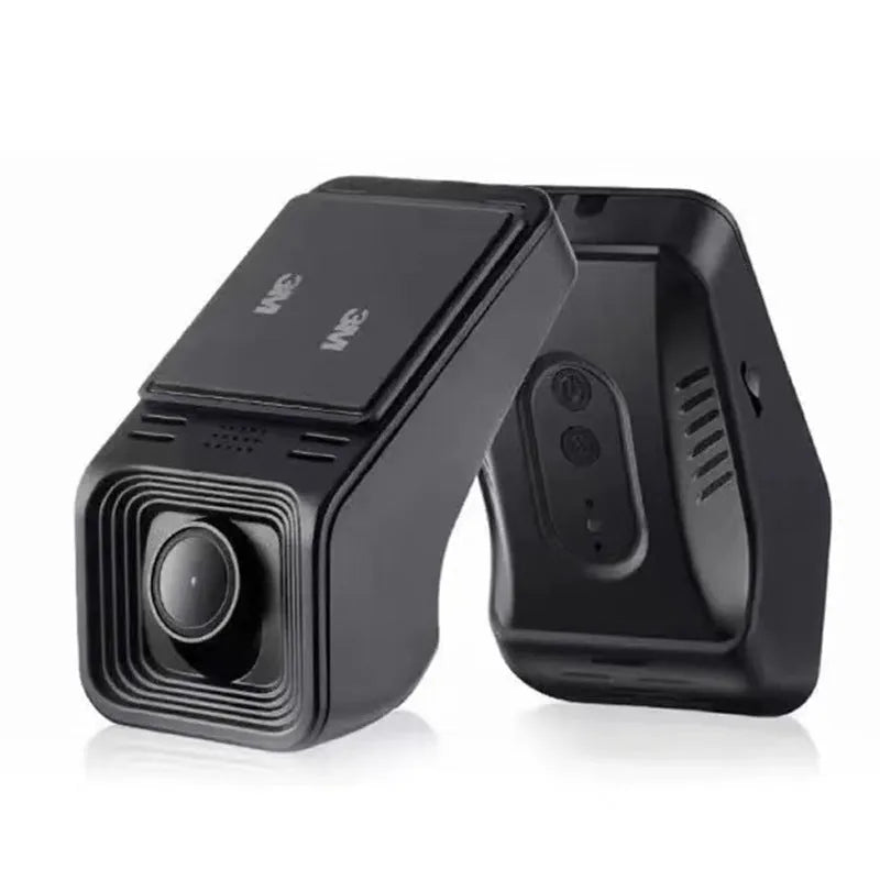 1080p HD night vision car dash camera with mobile app control and parking surveillance mode