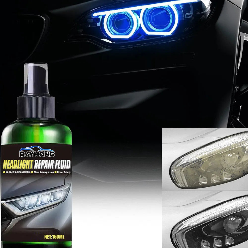 150ml car lamp repair liquid bottle for headlight restoration with nano titanium oxide formula