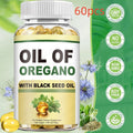 Bottle of Butter Black Seed Oil Soft Capsules for adults, available in 60, 120 or 180 capsule pack sizes