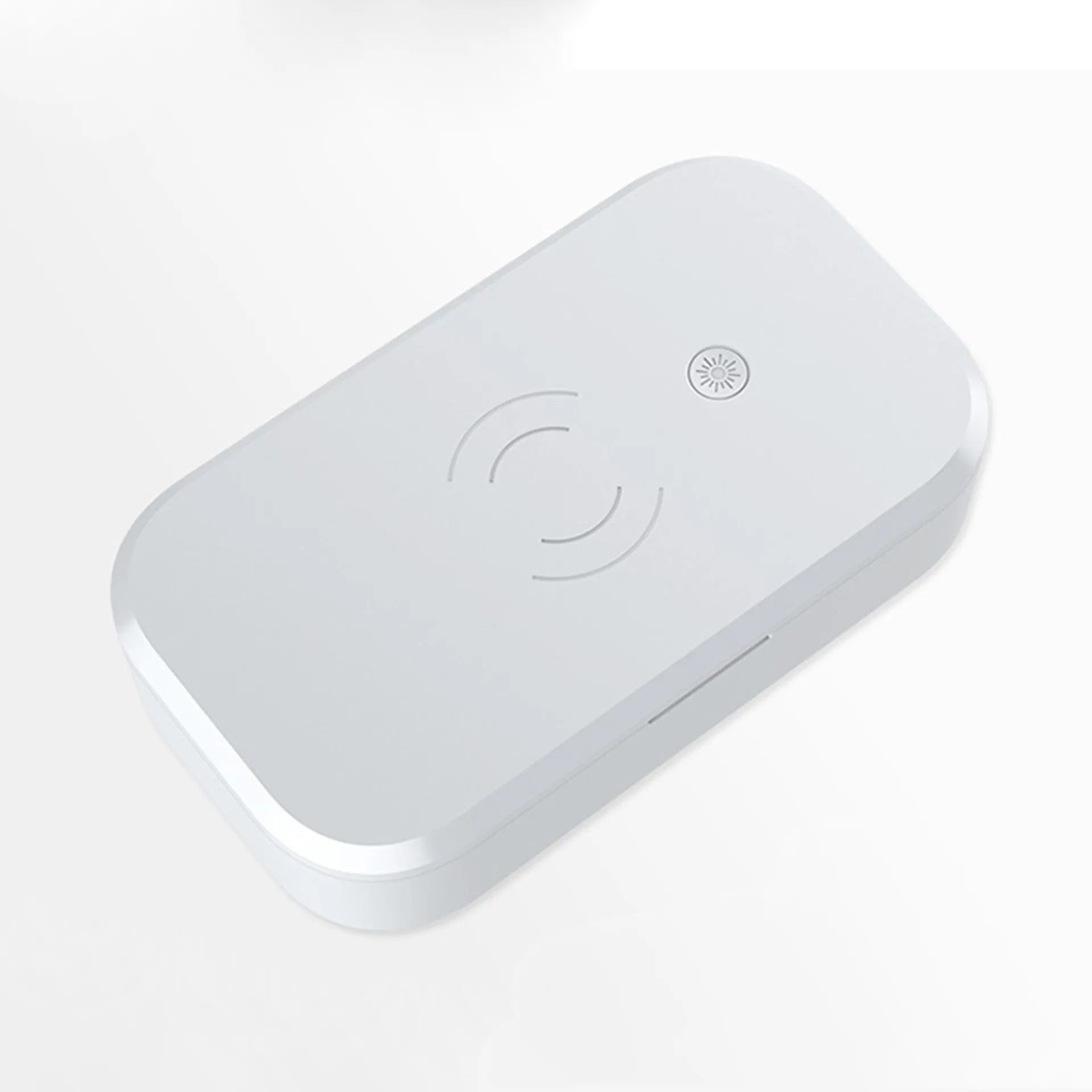 Ultraviolet disinfection box for nail tools and phones with wireless charging, 380g weight, in blue, green, pink, or white