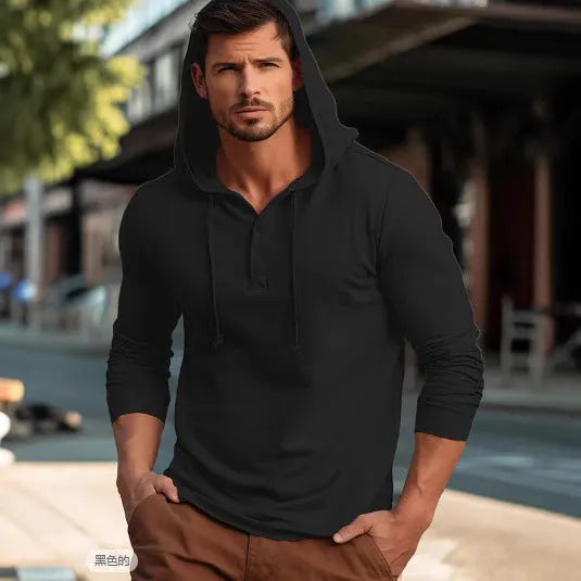 Youth sports hoodie top in 100% cotton with long sleeves, available in dark blue, apricot, black, blue, white, light green.