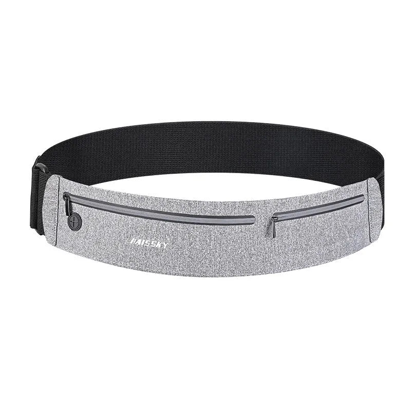 Unisex 8-inch waterproof waist bag in camouflage crocodile colour with adjustable waist strap