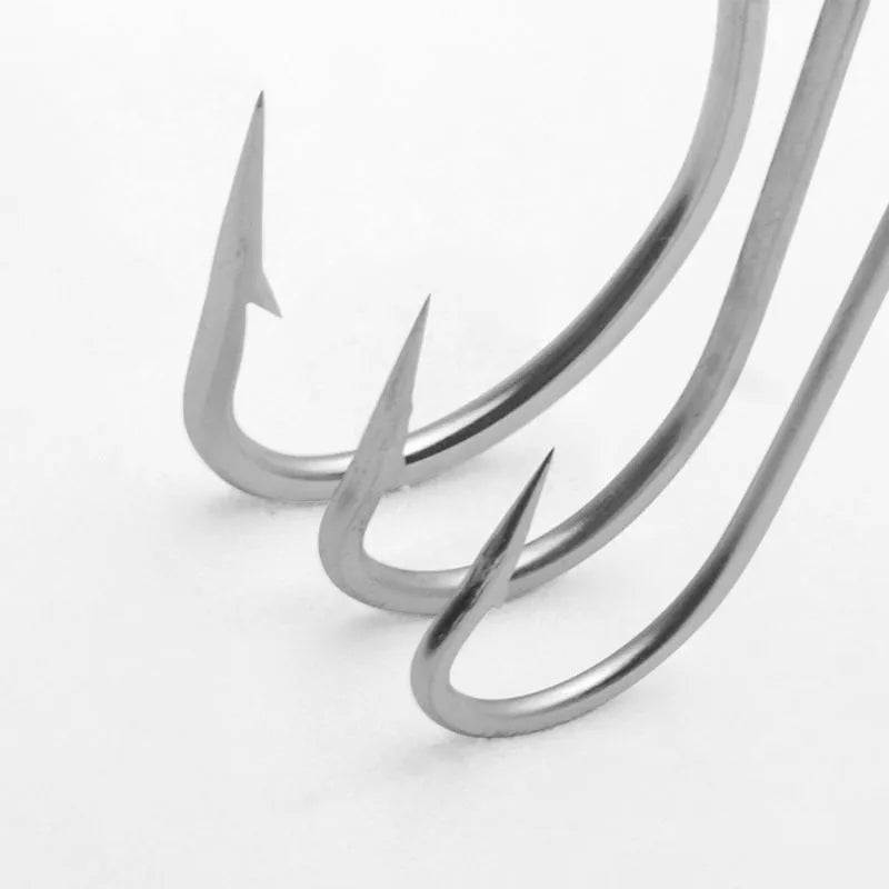 Alloy sea fishing hooks in multiple styles for weever, snakehead, and seahorse fishing with corrosion resistance