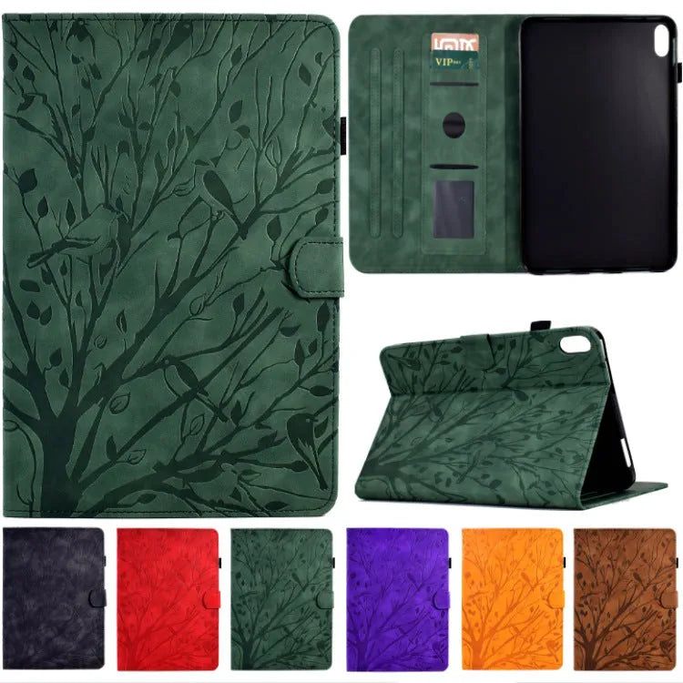 Pachira Macrocarpa imitation leather tablet case with built-in bracket in black colour