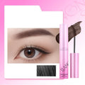 Eyebrow cream product with 4.5g net content showing four natural shade options for brow definition