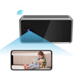 Wireless HD surveillance camera measuring 11.8cm with night vision and alarm detection functions