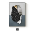 Abstract geometric pattern printed on a canvas wall poster, showing one of nine available style variations.
