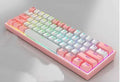 Red Dragon mechanical keyboard with red axis switches, RGB backlight, and three-mode wireless connection