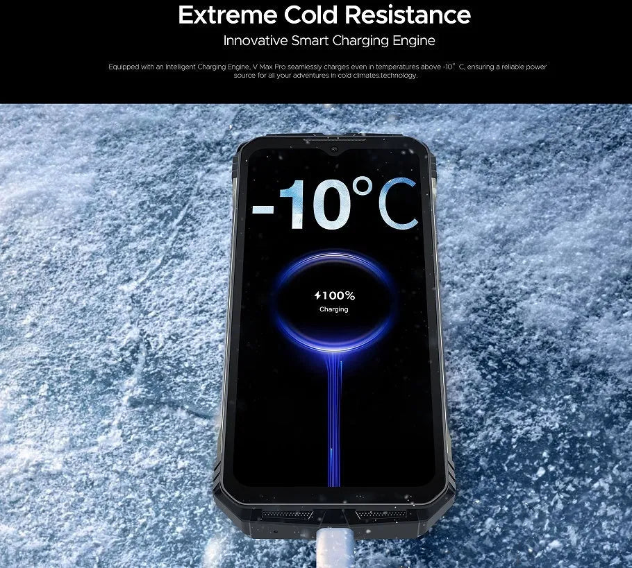 VMAX PRO mobile phone in black and grey colour options with charger and manual