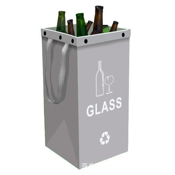 40-litre waterproof handbag with waste segregation compartments measuring 30x50x30cm in PP material