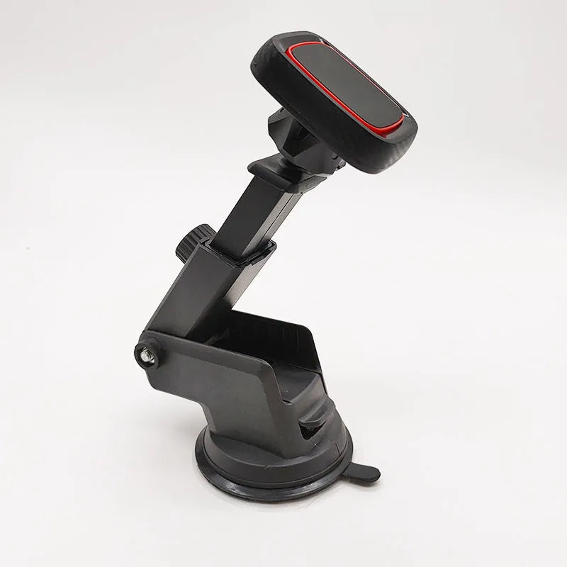 Hose black car air vent phone holder with long brush mount on vehicle vent.
