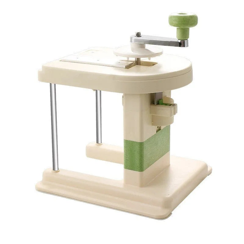 Beige multifunctional slicer chopper with stainless steel blades for vegetable preparation