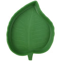 Two leaf-shaped reptile food and water bowls in a set, for tortoise, lizard, bearded dragon or small snake.
