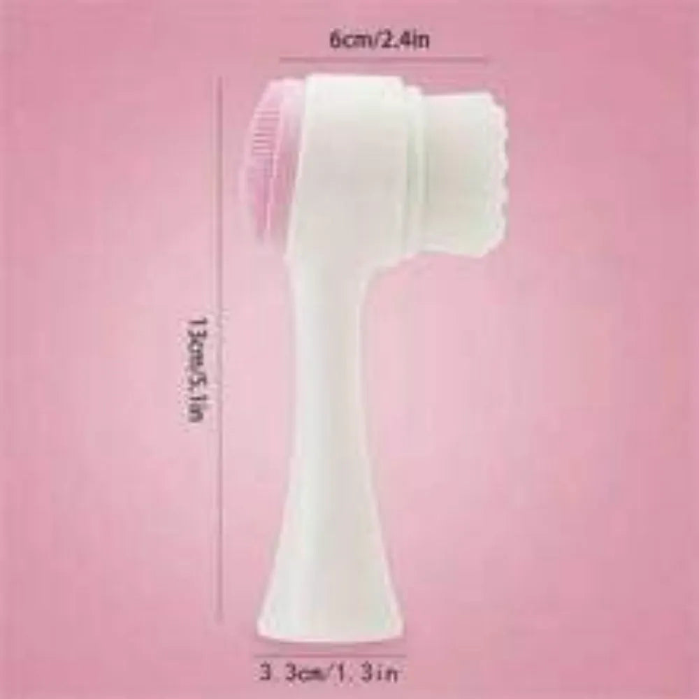 Blue pet paw brush measuring 13.5cm for dog and cat grooming with PP construction