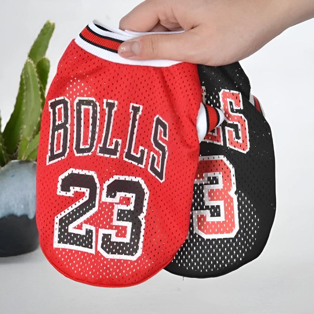 Black and red polyester pet sweatshirt for dogs available in sizes S M L XL XXL