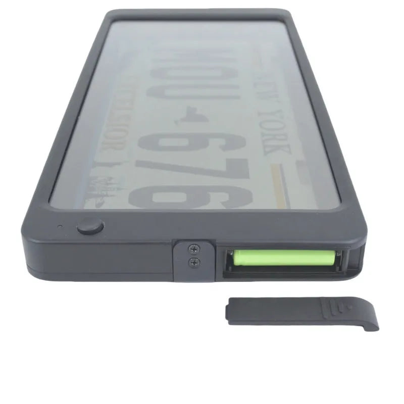 American standard iron license plate frame, 36 x 17cm, with wireless atomization, single frame