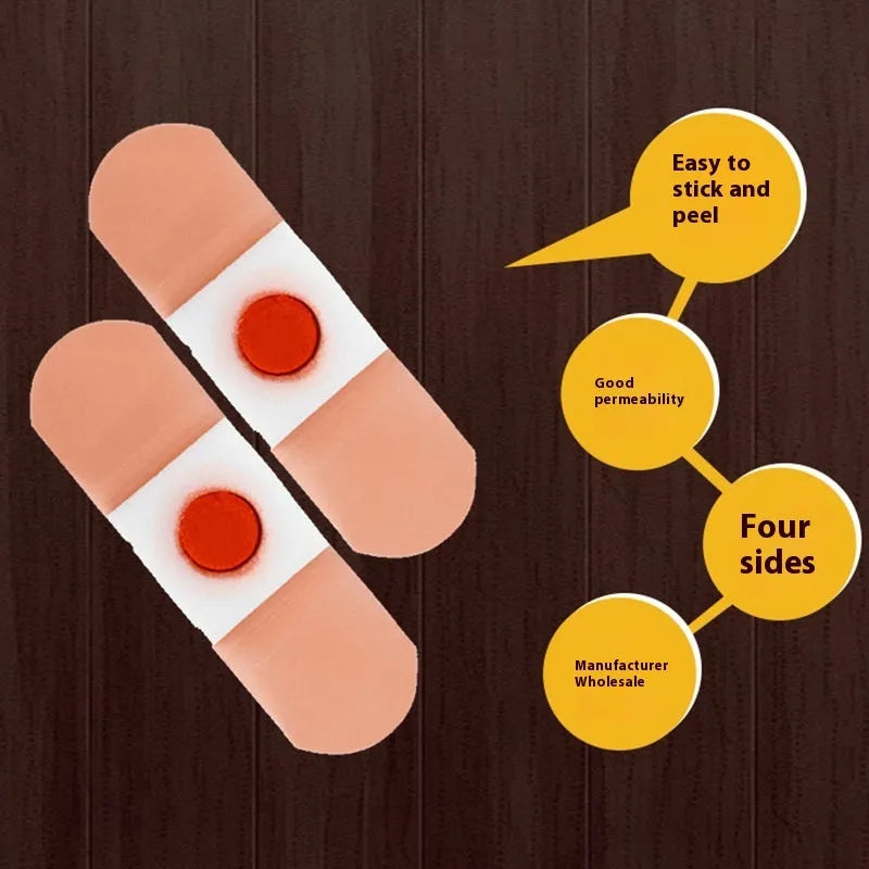 Non-woven fabric corn removing adhesive foot patch on skin