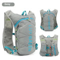 Nylon multifunctional running backpack with reflective elements in six colour options