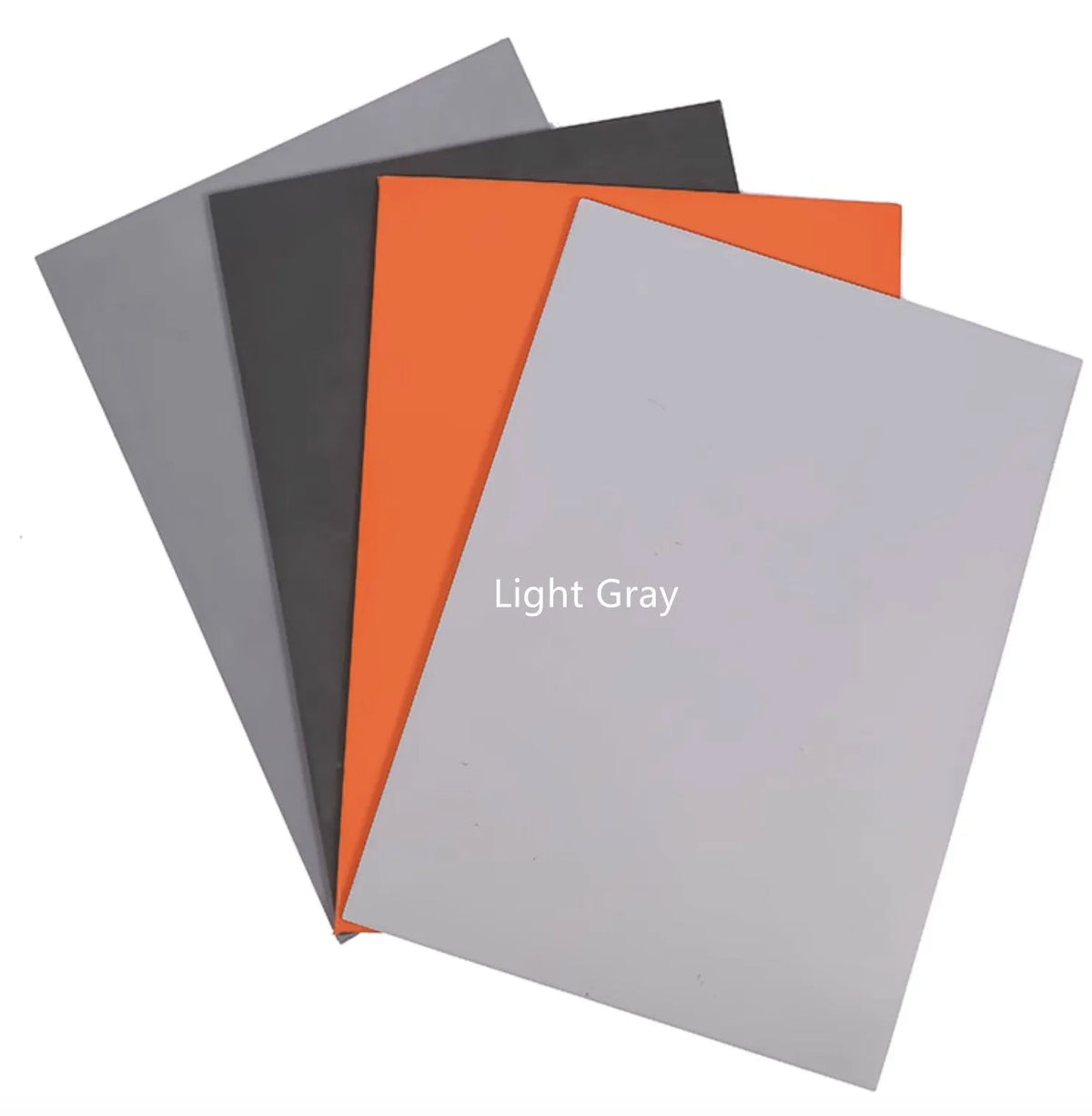 Dark gray and light gray A4 laser engraving pad, 2.3mm thick, 210mm x 297mm.