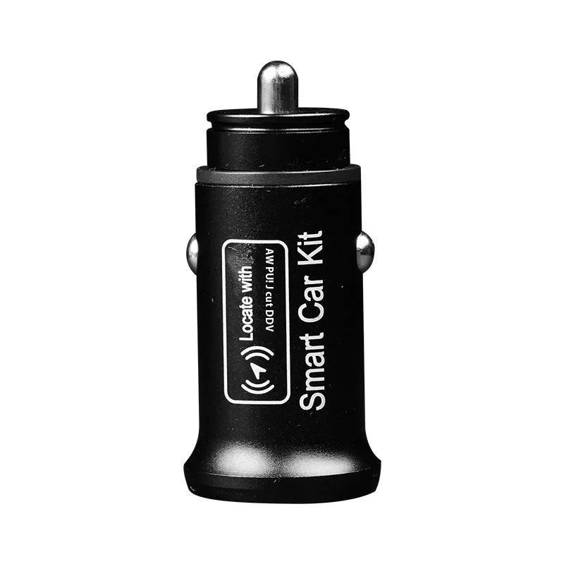 Black car charger GPS locator instrument with ABS construction for vehicle tracking