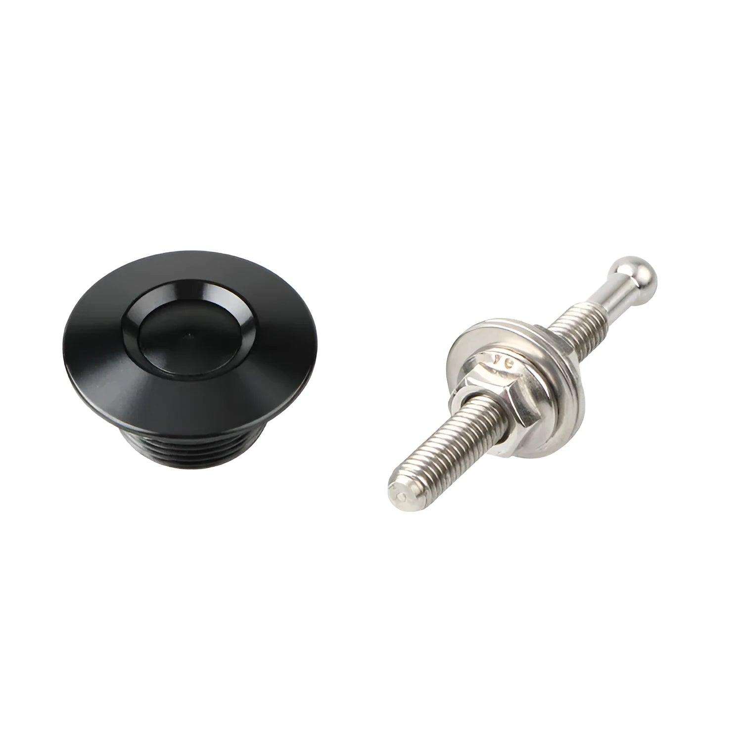 30mm aluminium engine cover lock in silver, black, gold, blue, and red colour options.