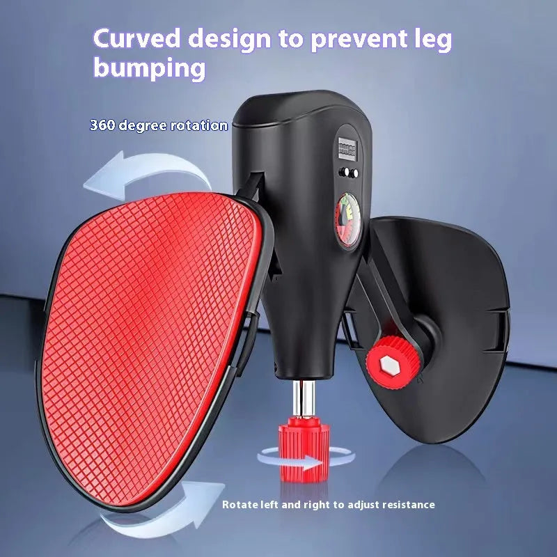 Black Kegel trainer for men's PC muscle exercise with adjustable resistance and straps
