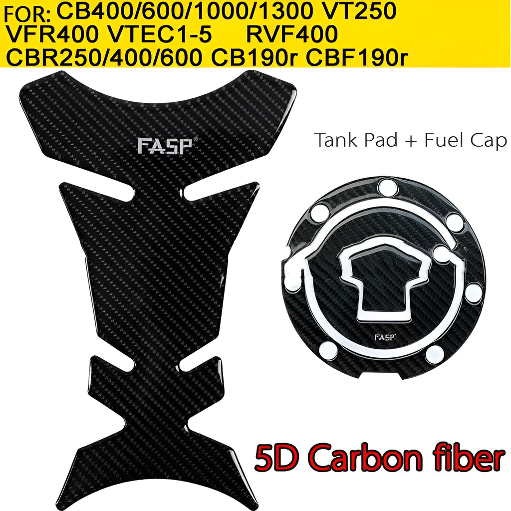 5D real carbon fibre fish bone paste fuel tank sticker for GM sports car, TQ combination T Series