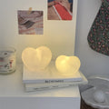 Vinyl atmosphere lamp in pink or white colour, small and large size options, with 5W LED glow for decorative lighting