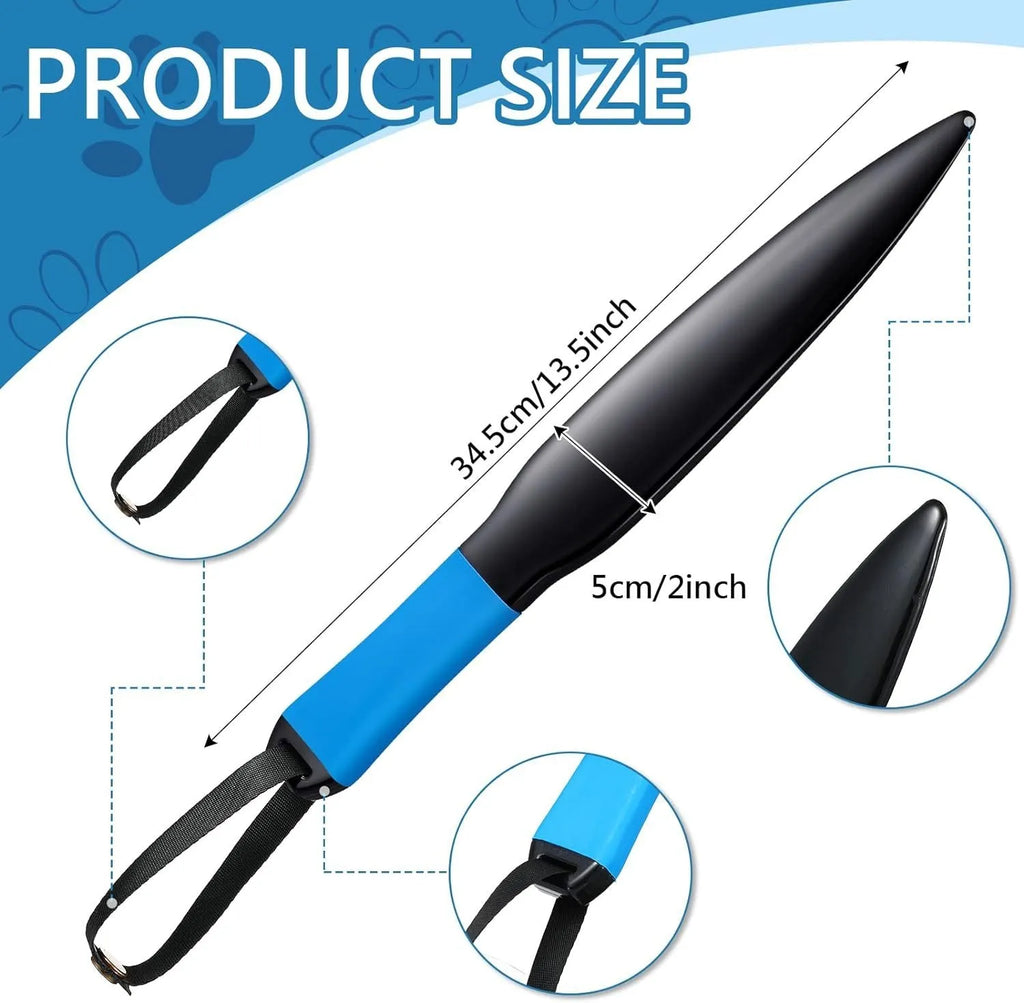 35cm blue-handled dog break stick for training small medium dogs with 90-degree jaw rotation