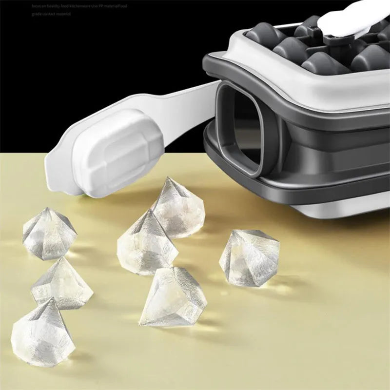 Silicone ice ball mould water bottle showing 2-in-1 design with modern minimalist style