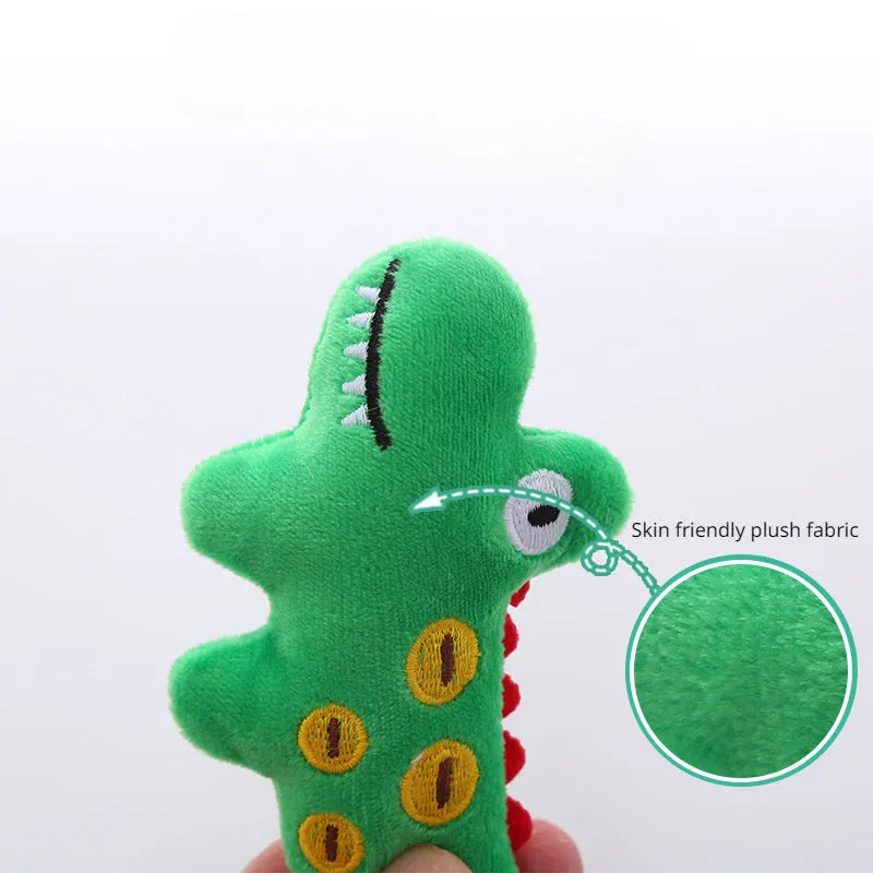 Plush parrot-shaped cat toy with catnip for bite-resistant interactive play.