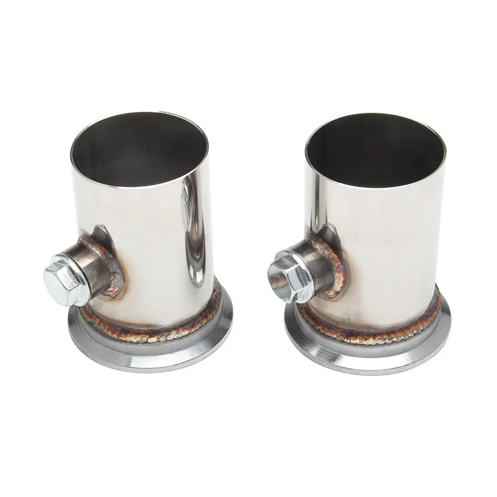 Polished silver 304 stainless steel exhaust manifold for Chevrolet LS engines