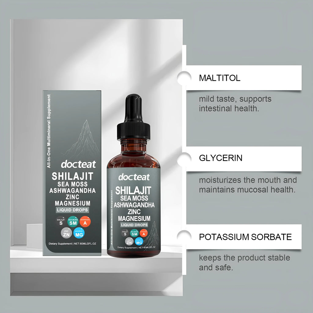 60ml bottle of Intestinal Balance liquid dietary supplement with a separate dropper on a white background
