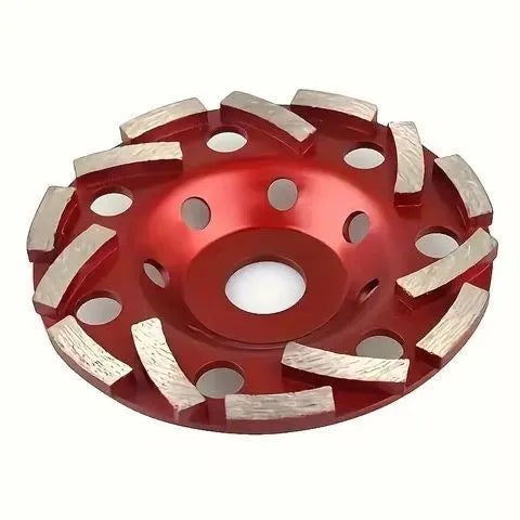 5-inch diamond shaped bowl grinding plate 125mm for concrete wall marble granite stone processing