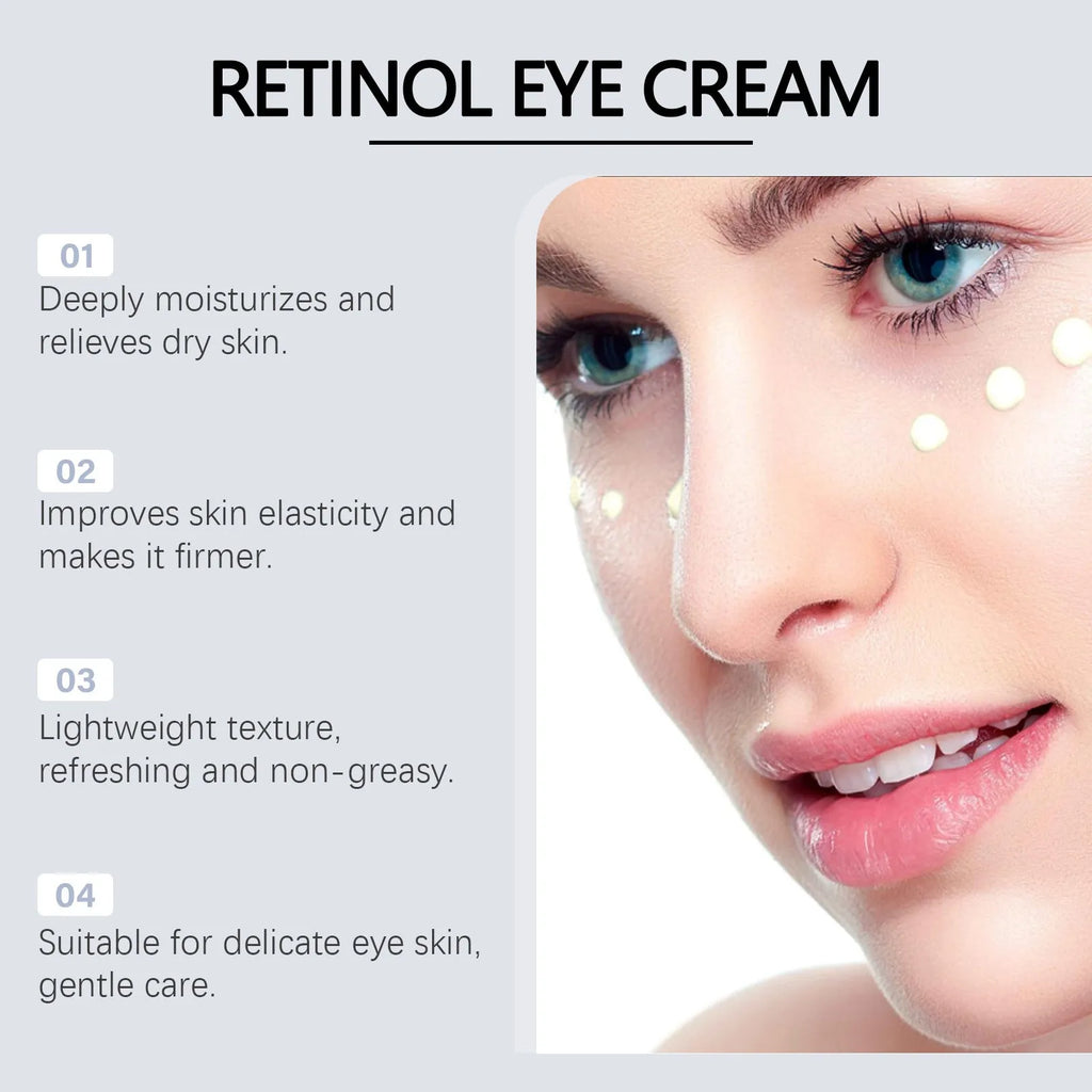 20g retinol eye cream jar for moisturising delicate eye area skin