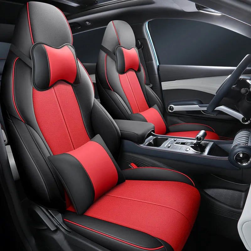 BYD Yuan PLUS car seat cushion cover measuring 70x55x18cm with back half and full pack configurations