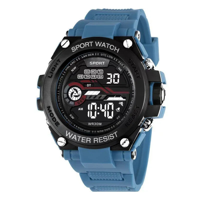 Fashion electronic watch for teenagers in one of ten available colours.
