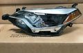 Halogen headlight assembly for 2014-2015 Toyota Corolla with polycarbonate lens and 55W bulb
