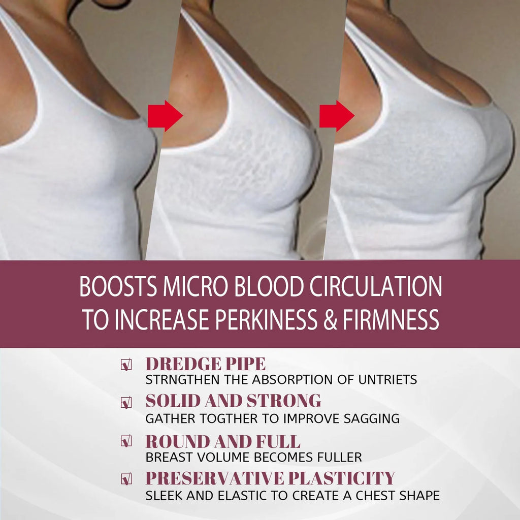 White 50g breast firming cream for lifting tightening and plumping, 5x4.2cm cosmetic body cream