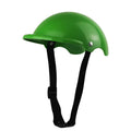 Small S-size pet helmet in pink, black, yellow, or green with monochrome pattern for motorcycle safety.