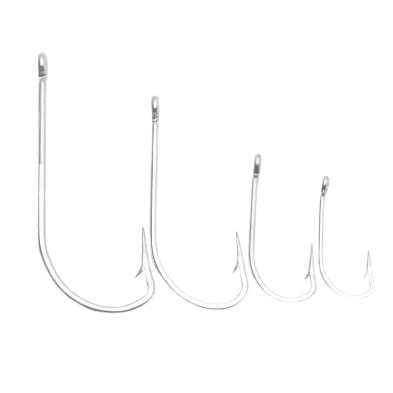 Alloy sea fishing hooks in multiple styles for weever, snakehead, and seahorse fishing with corrosion resistance