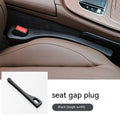 Polyurethane car seat gap filler rod in beige, black, brown, green, and red colour options.