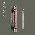Industrial retro flute wall lamp in iron construction with 110mm x 470mm dimensions and 220V voltage