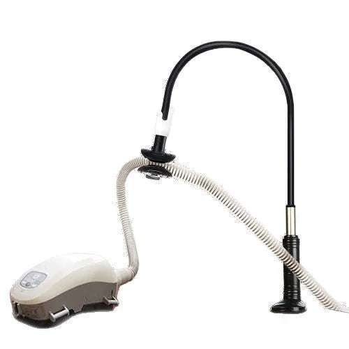 95cm aluminium alloy ventilator hose bracket in black or white for bedside medical equipment mounting
