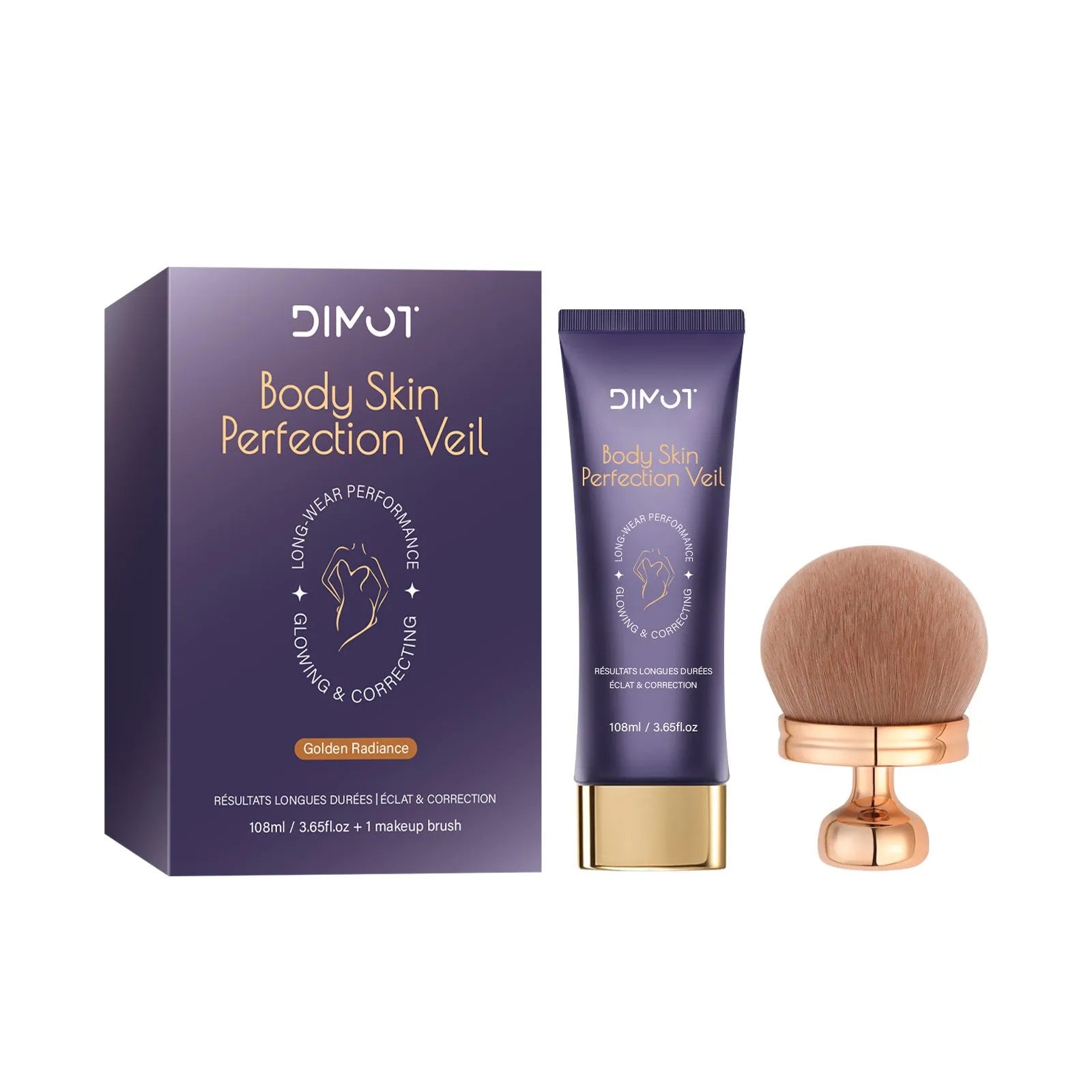 108ml waterproof body concealer cream with brush for tattoo and birthmark coverage in four shades