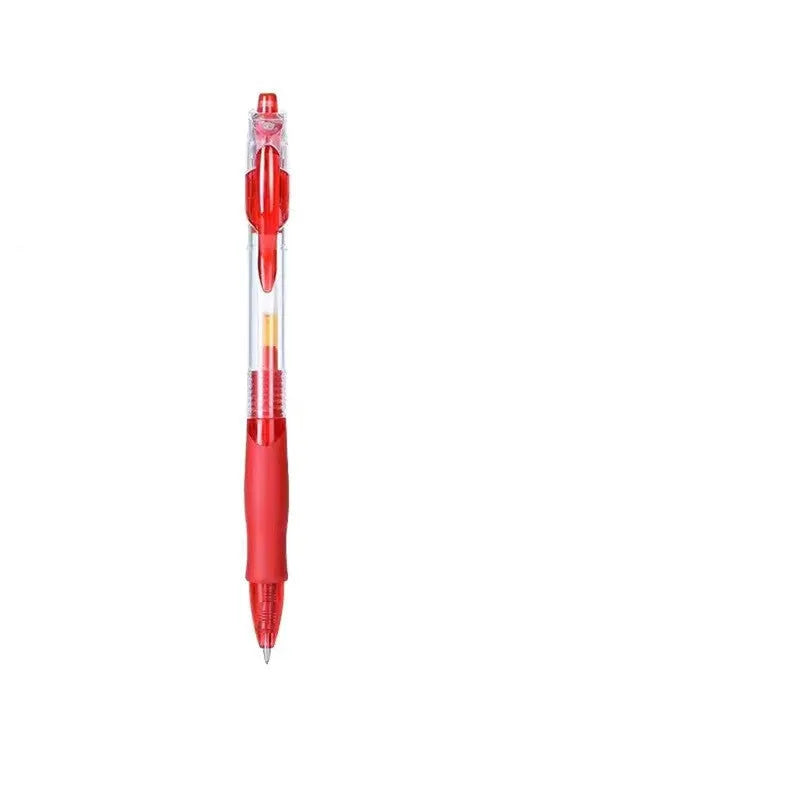 Fashion Personality 0.5mm gel pen in plastic barrel with black blue red ink options for office and student use