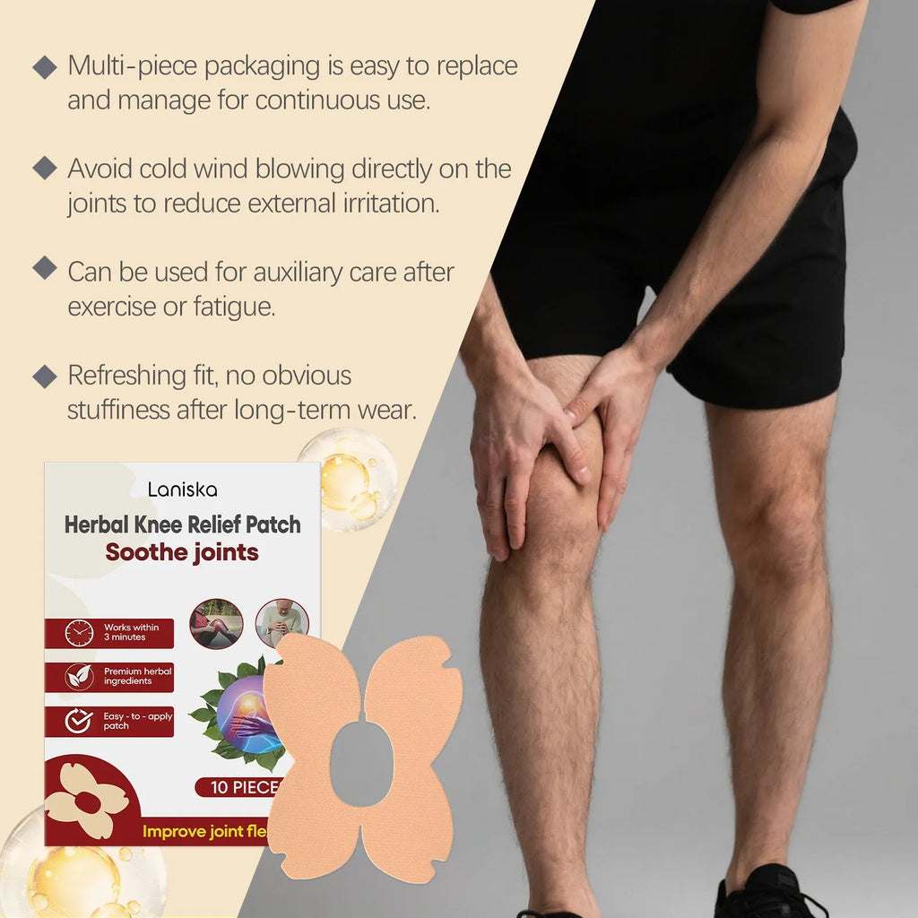 LANISKA herbal moxa leaf menthol joint nursing adhesive bandages - 10 pieces in box