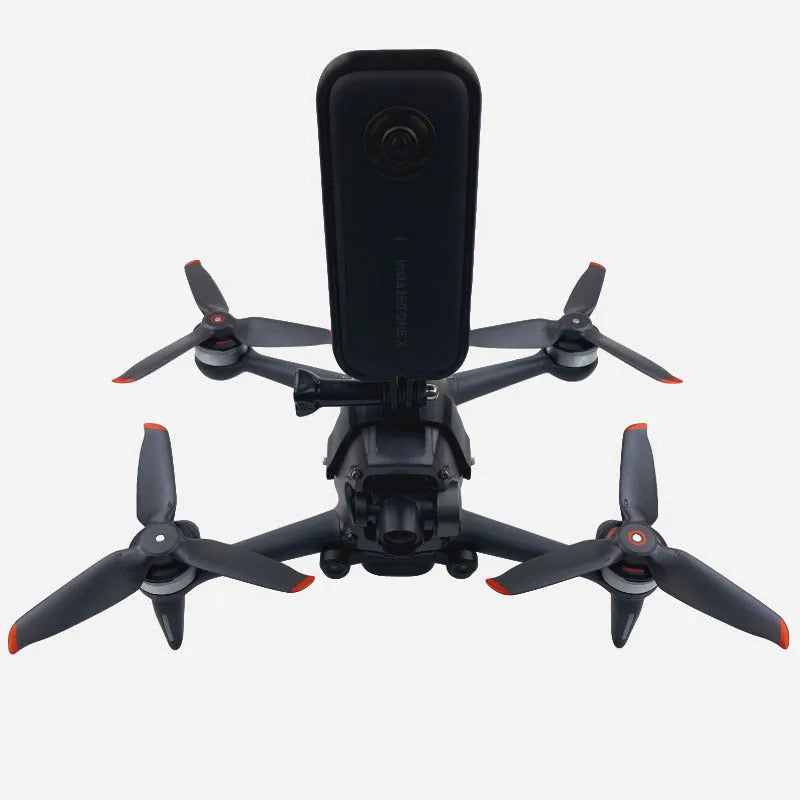 FPV top expansion bracket for action cameras measuring 70x70x20mm with soft sponge contact pad