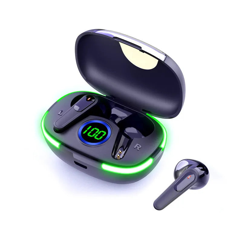 Smart touch stereo Bluetooth headset in black, PRO60 and PRO80, with 15 metre range and Jelly chip.