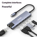 Steam Deck docking station with aluminium alloy shell, 15cm cable, HDMI and Ethernet ports